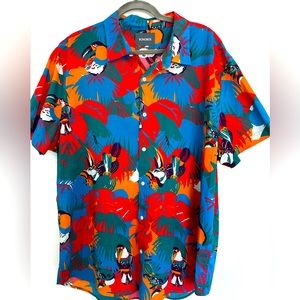 Bonobos Tropical Print Short Sleeve Shirt